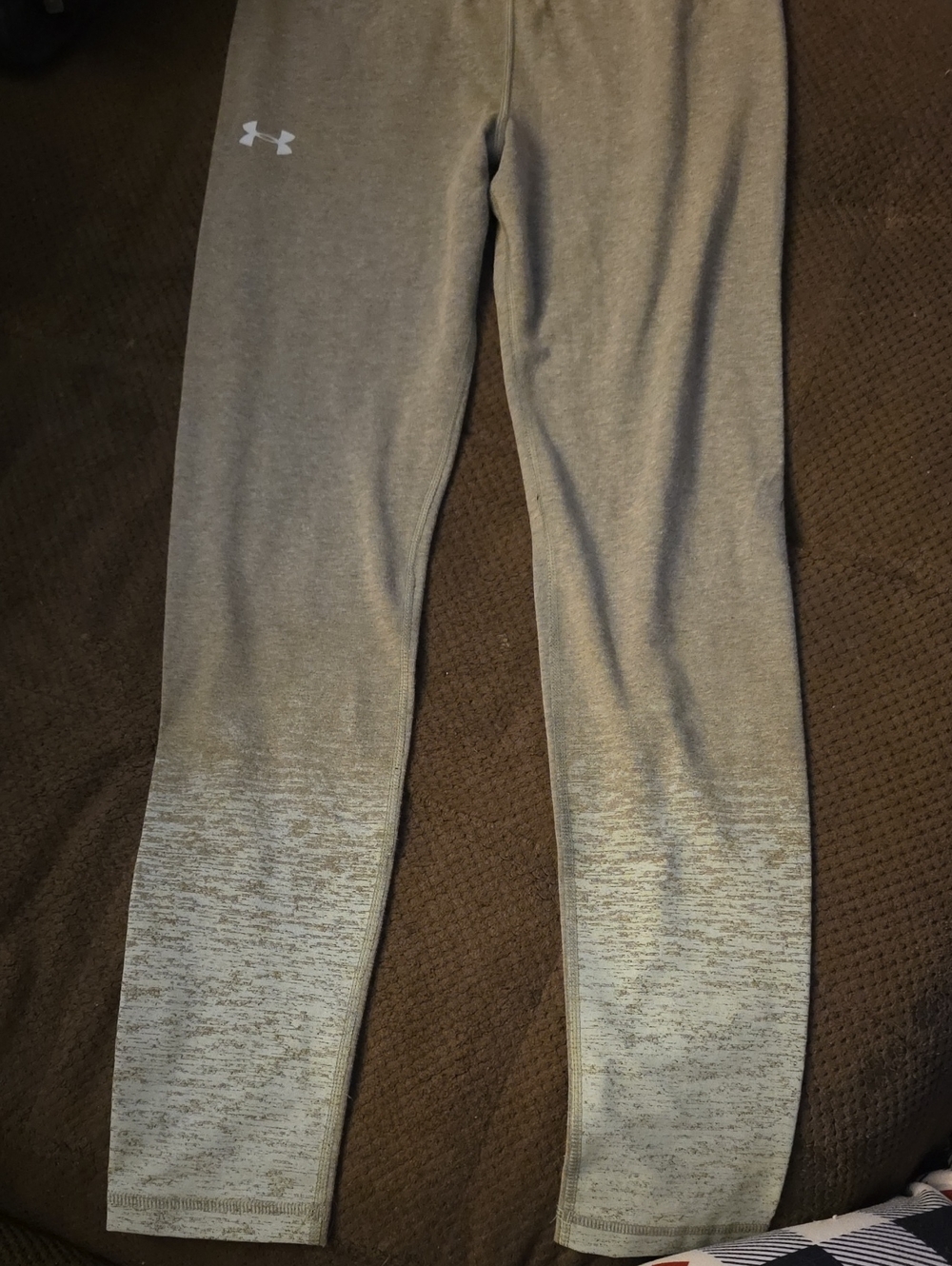 Under Armour Girls Grey Ombre Athletic Leggings